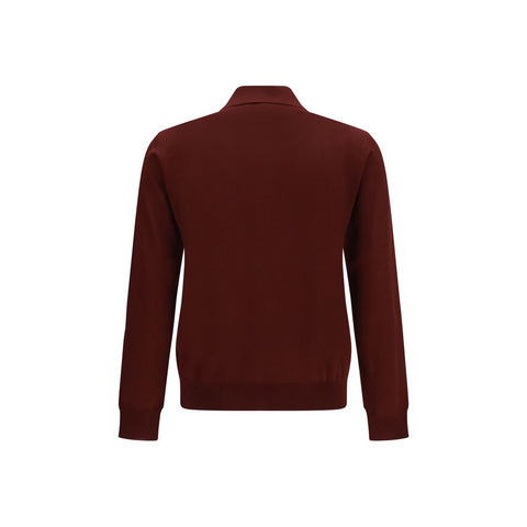 Bordeaux Wool Oves Aries Polo Shirt