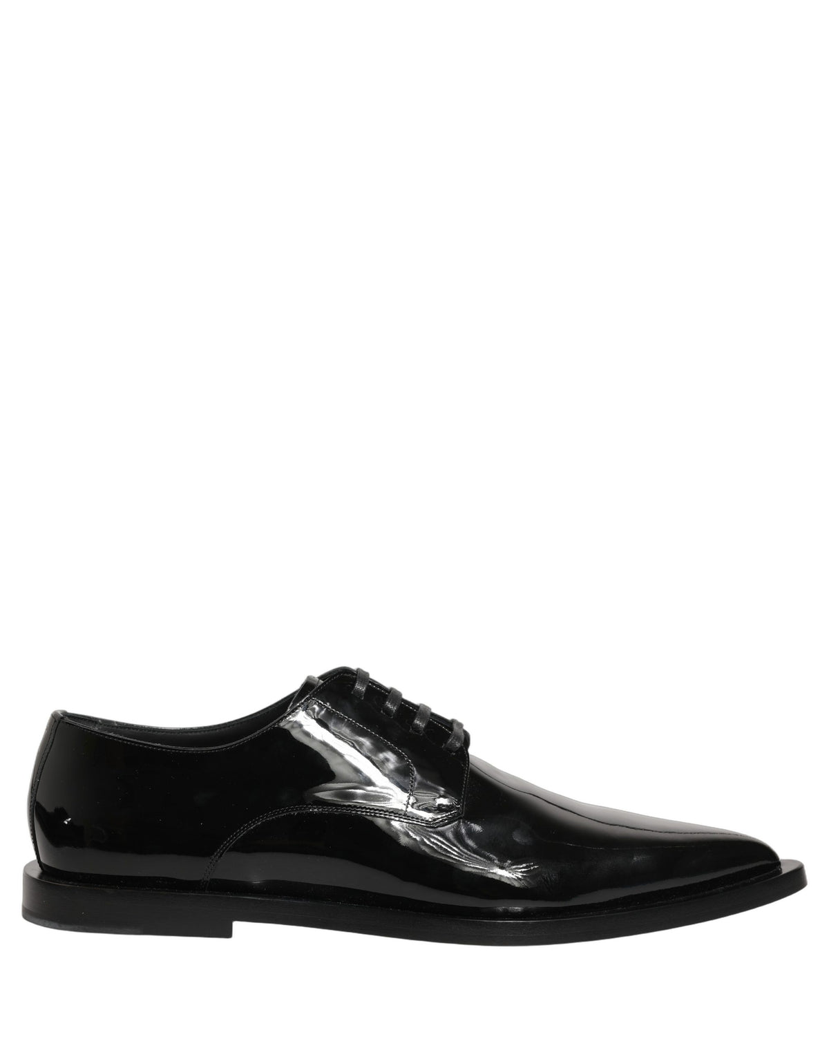 Black Leather Men Derby Dress Formal Shoes