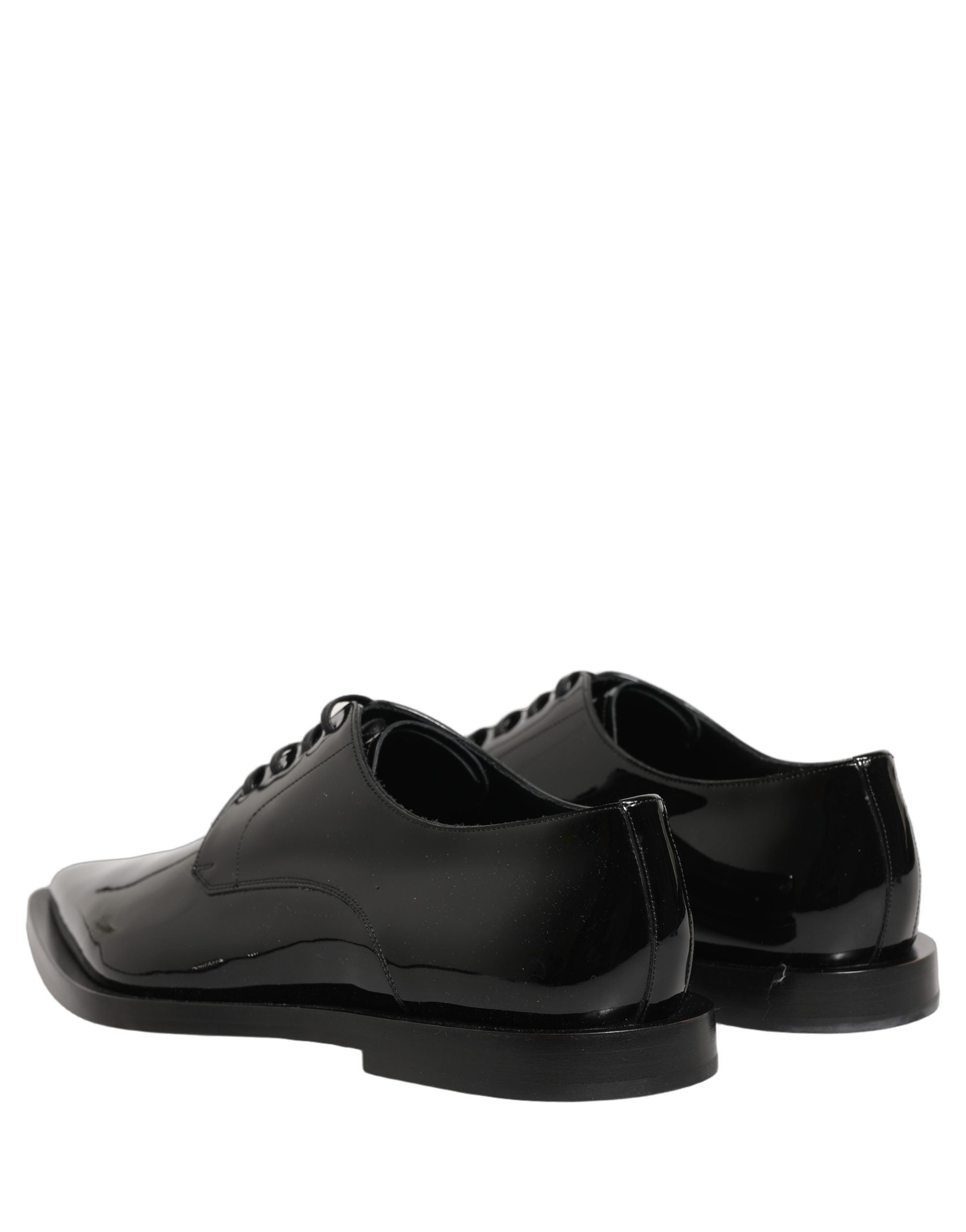Black Leather Men Derby Dress Formal Shoes