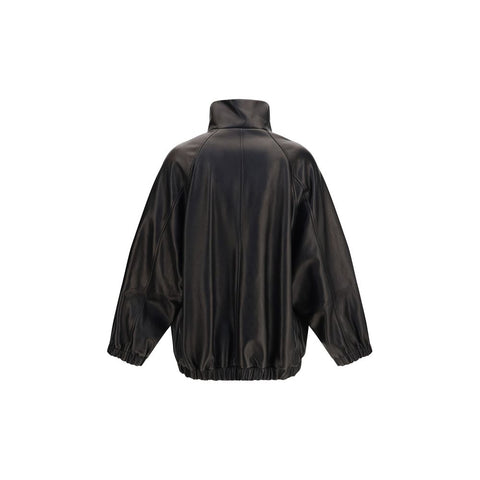 Black Lamb Ovis Aries Aries Leather Jacket