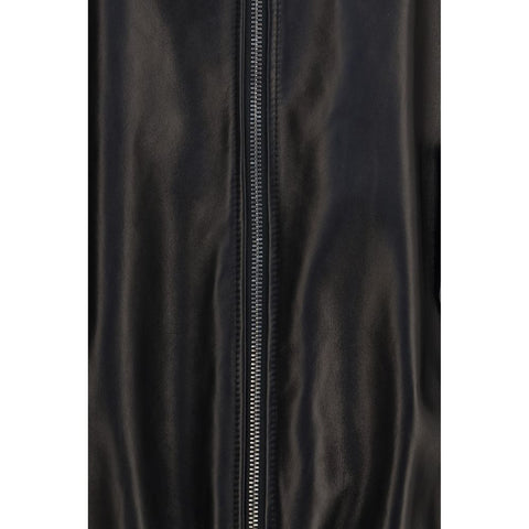 Black Lamb Ovis Aries Aries Leather Jacket