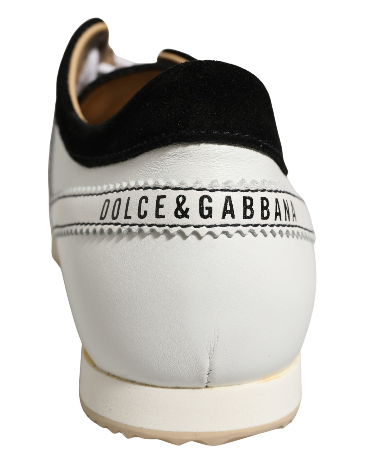 Black White Leather Suede Low Top Sneakers Shoes