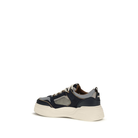 Multicolor Calf Leather Bos Taurus Athletic Sneakers