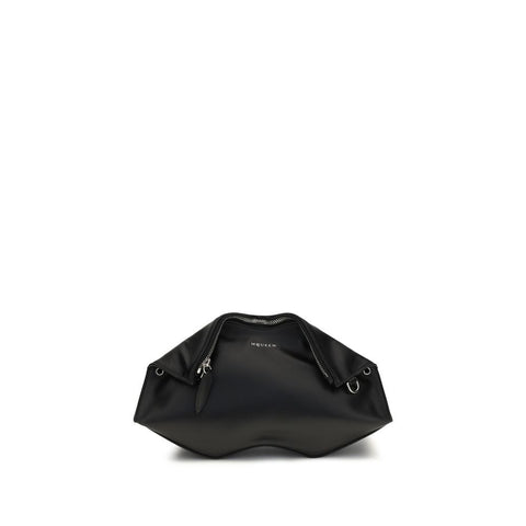 Black Calf Leather Bos Taurus Clutch Bag