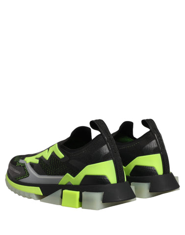 Black Green Sorrento Low Top Sneakers Shoes