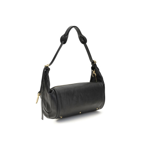 Black Calf Leather Bos Taurus Shoulder Bag