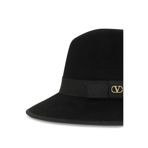 Black Cotton Fedora