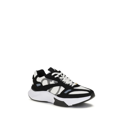 Multicolor Fabric Athletic Sneakers