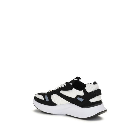 Multicolor Fabric Athletic Sneakers