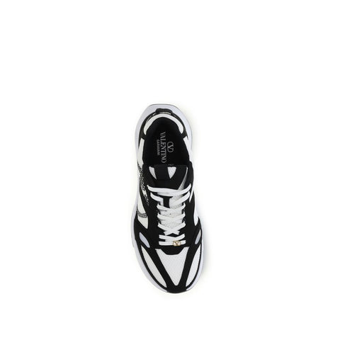 Multicolor Fabric Athletic Sneakers