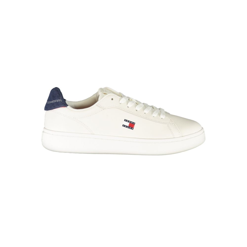 Bianco Polyurethane Women's Sneaker