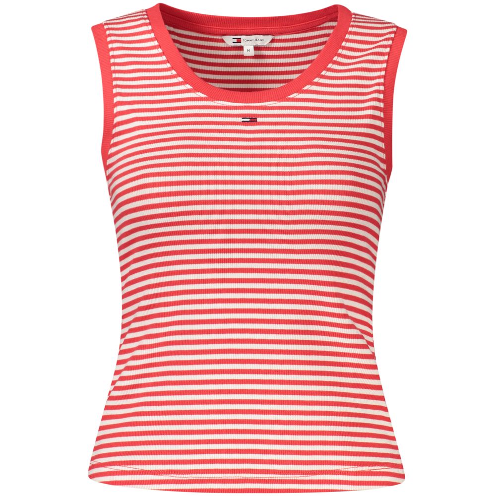 Red Cotton Women's Tank Top