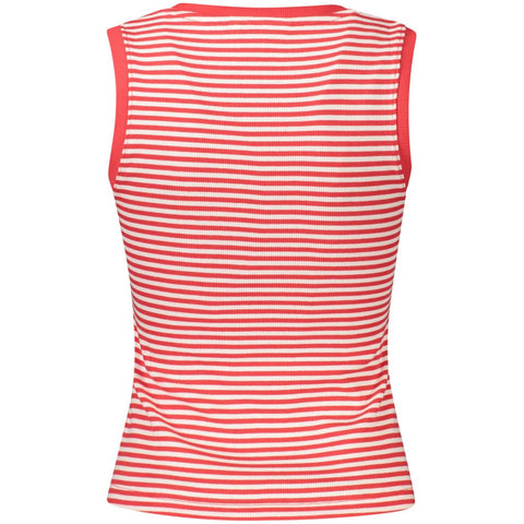 Red Cotton Women's Tank Top