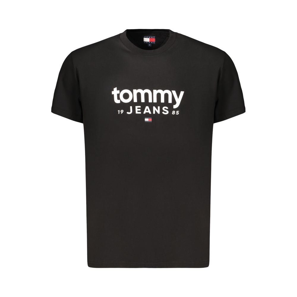 Black Cotton Mens T-Shirt