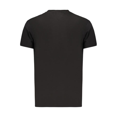 Black Cotton Mens T-Shirt