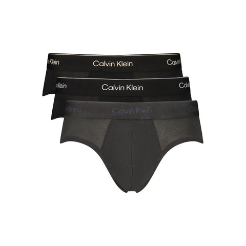 Black Cotton Men Brief