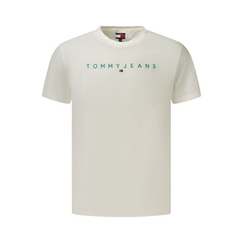 White Cotton Men's T-Shirt