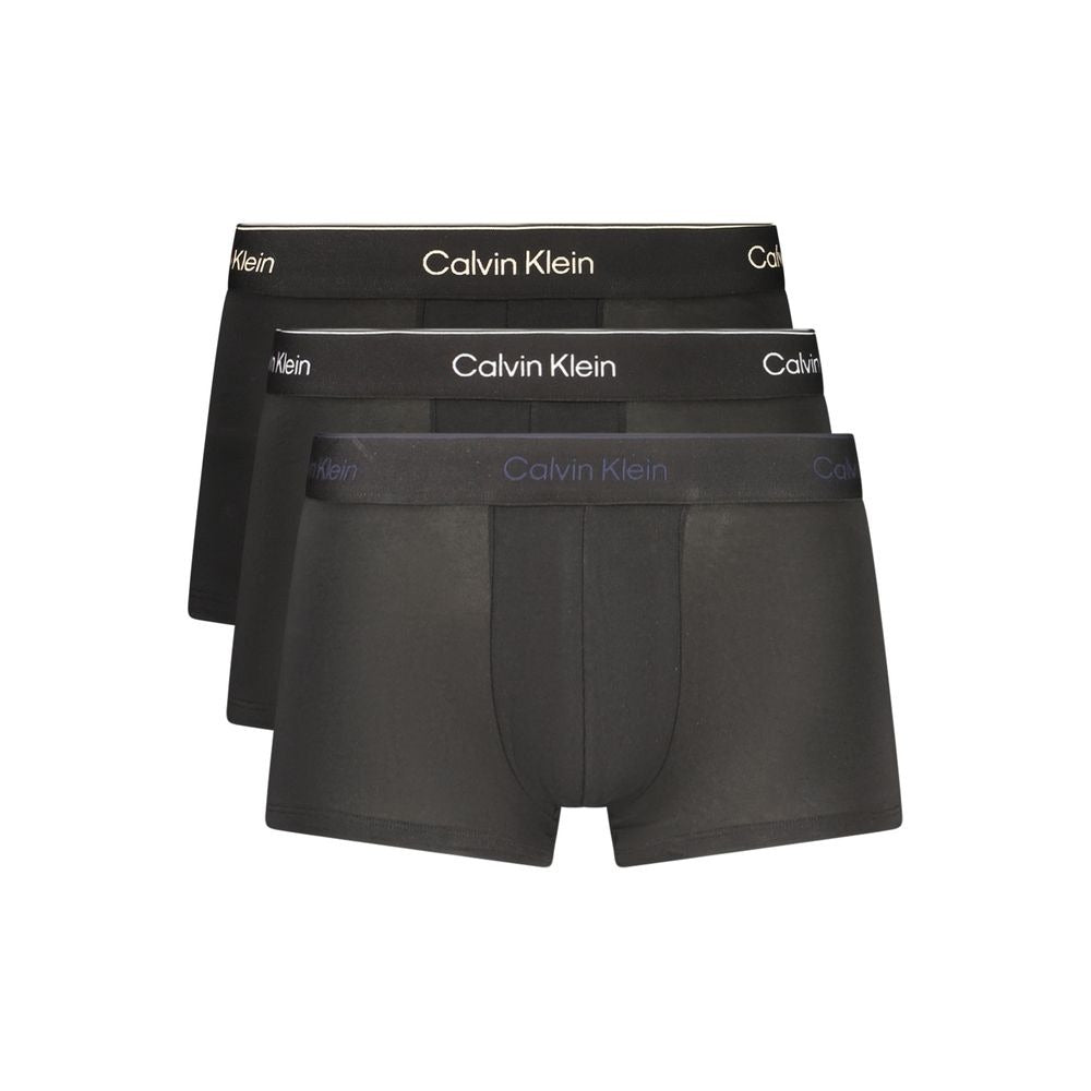 Black Cotton Menswear Short