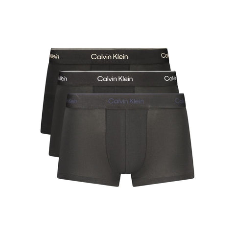 Black Cotton Menswear Short
