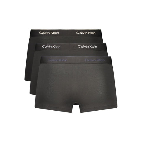 Black Cotton Menswear Short