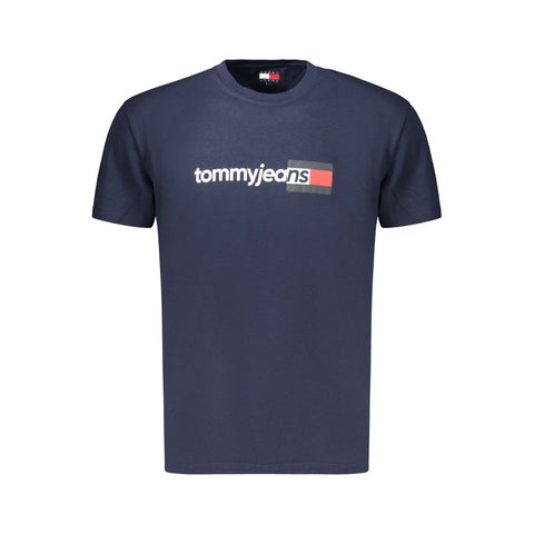 Blu Cotton Mens T-Shirt