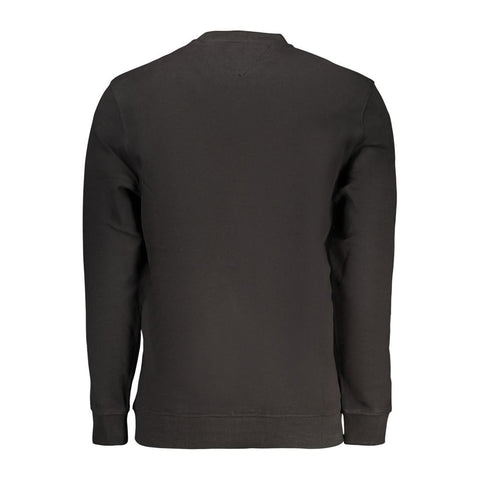 Black Cotton Men's Sweatshirt