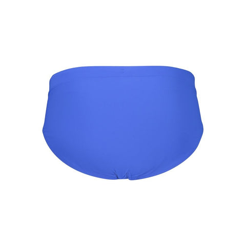 Blue Polyester Men's Swimwear