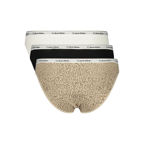 Black Cotton Women's Bikini