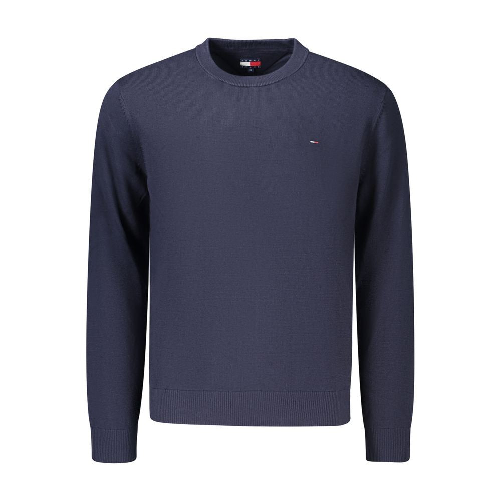 Blue Cotton Mens Knitwear