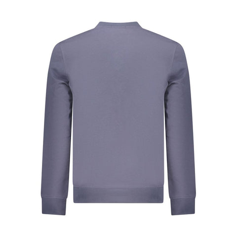Blue Cotton Men's Sweatshirt