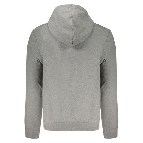 Gray Cotton Men's Hoodie