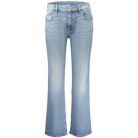 Azzurro Cotton Women's Jeans