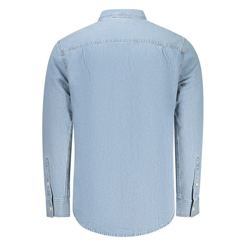 Azzurro Cotton Men's Shirt