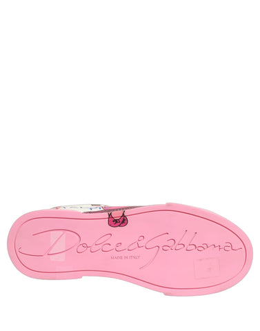 White Pink Portofino Royal Pig Sneakers Shoes