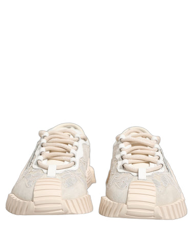 White Lace NS1 Low Top Sneaker Sports Shoes