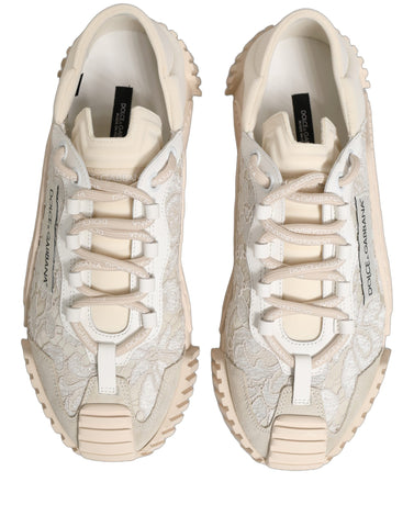 White Lace NS1 Low Top Sneaker Sports Shoes