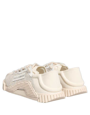 White Lace NS1 Low Top Sneaker Sports Shoes