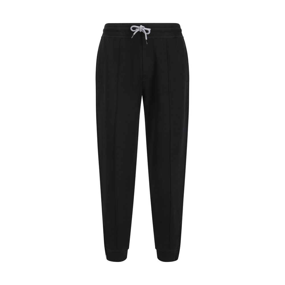Black Cotton Joggers (Workout Pants)