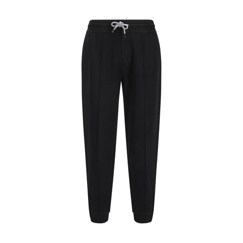 Black Cotton Joggers (Workout Pants)