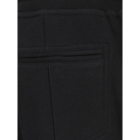 Black Cotton Joggers (Workout Pants)