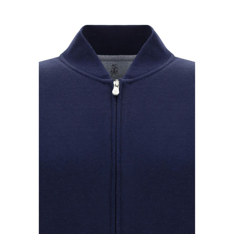 Blue Cotton Sweatshirt