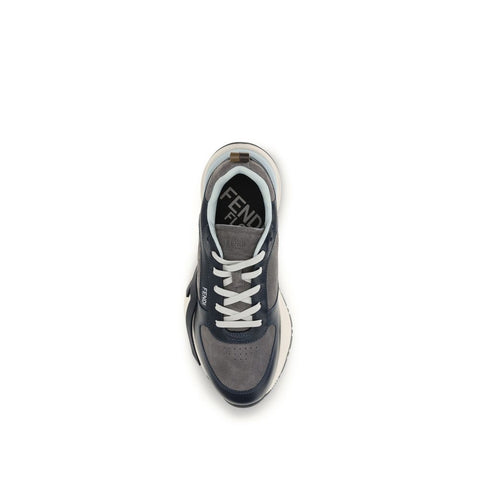 Multicolor Calf Leather Bos Taurus Athletic Sneakers
