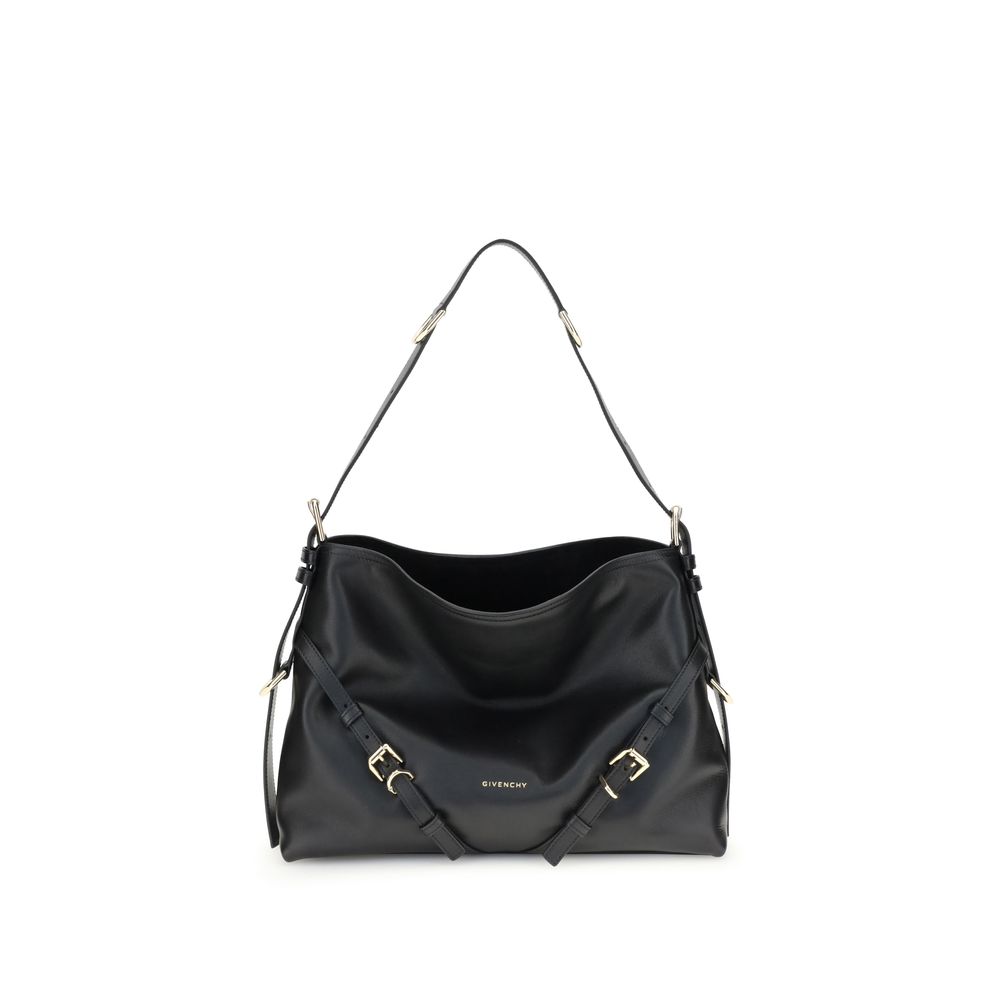 Black Calf Leather Bos Taurus Handbag