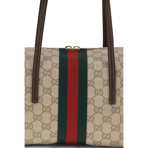 Beige Cotton Handbag