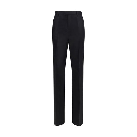 Black Silk Dress Pants