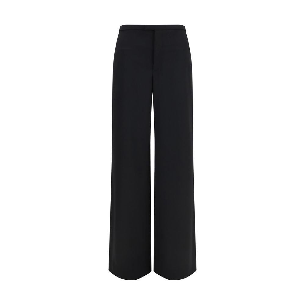 Black Wool Oves Aries Casual Pants