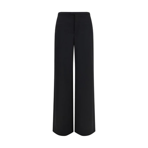 Black Wool Oves Aries Casual Pants