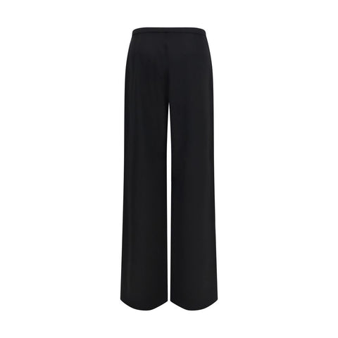 Black Wool Oves Aries Casual Pants