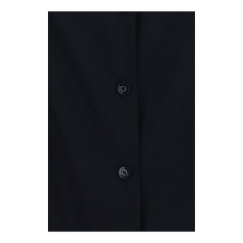 Black Silk Pattern Shirt