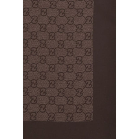 Brown Silk Foulard